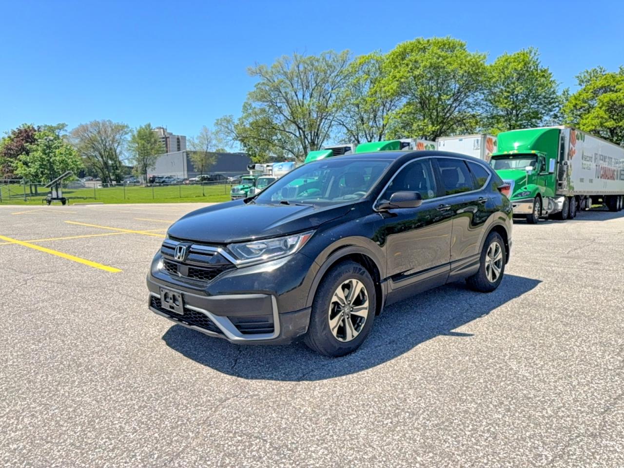 2020 Honda Cr-v Lx Black vin: 2HKRW1H22LH001692