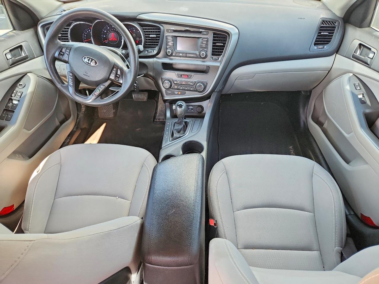 2013 Kia Optima Lx Silver vin: 5XXGM4A74DG186751