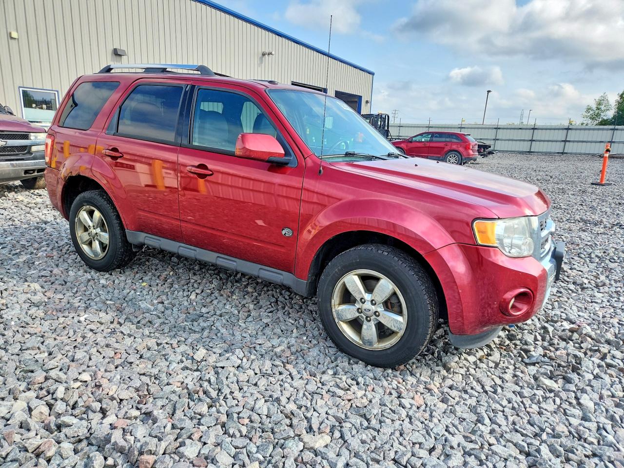 2012 Ford Escape Limited Red vin: 1FMCU9E71CKC45034