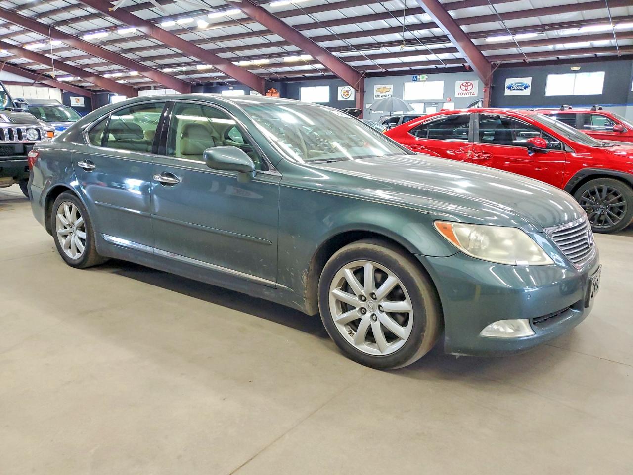 2007 Lexus Ls 460 Зеленый vin: JTHBL46F375047649