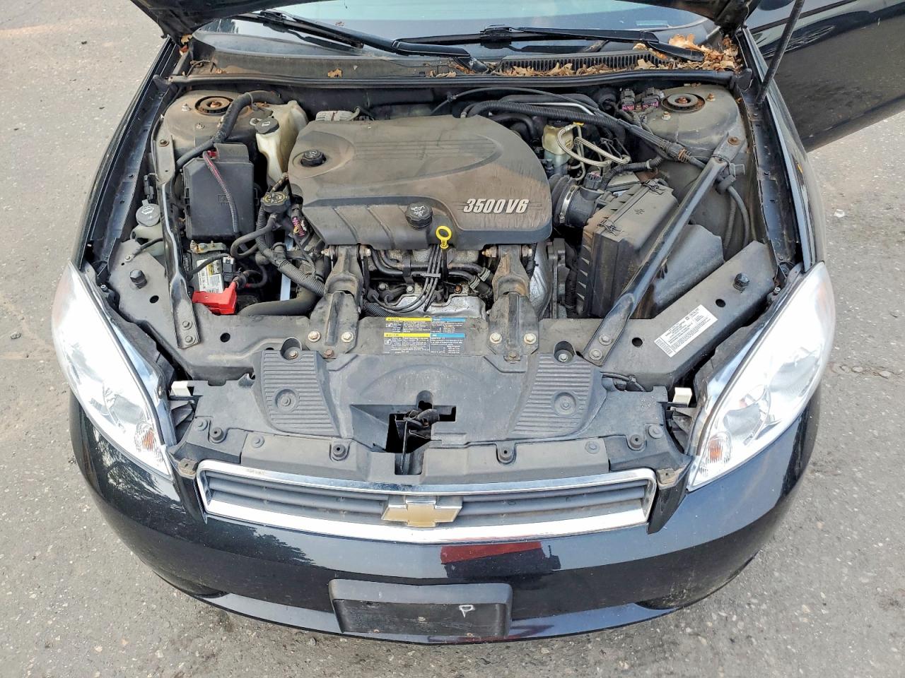 2007 Chevrolet Monte Carlo Lt Black vin: 2G1WK16K279111130