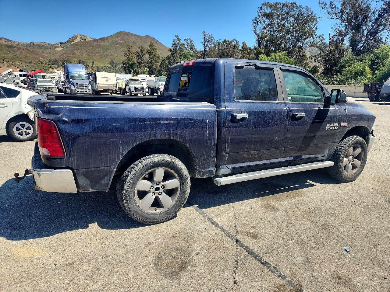 2013 Ram 1500 Slt Blue vin: 1C6RR7LT0DS699546