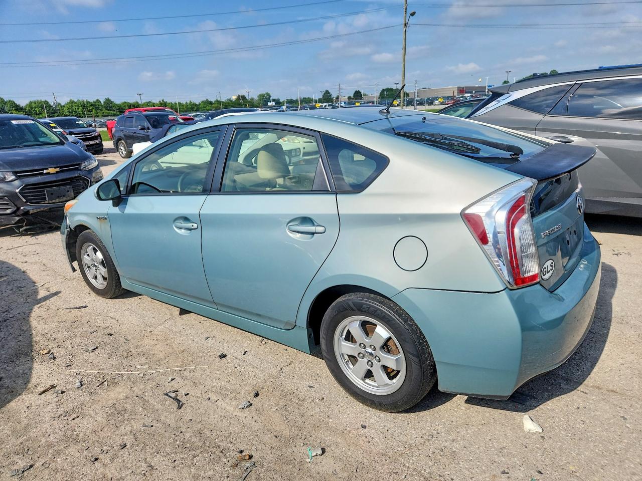 2013 Toyota Prius Two Teal vin: JTDKN3DU6D5617775