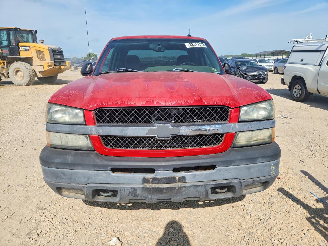 2005 Chevrolet Silverado K1500 Red vin: 2GCEK13T151208346