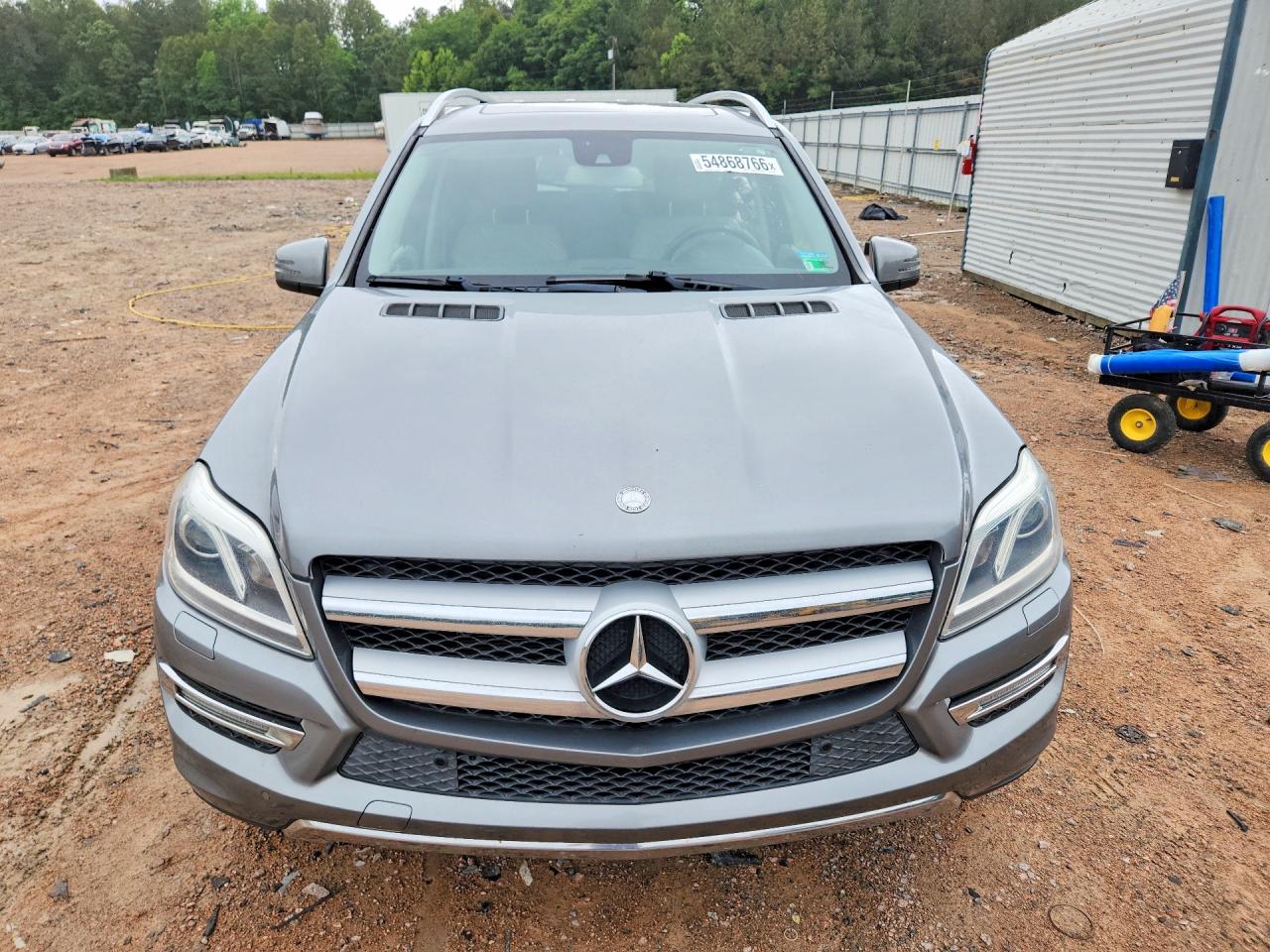 2014 Mercedes-benz Gl 450 4matic Silver vin: 4JGDF7CE3EA353832