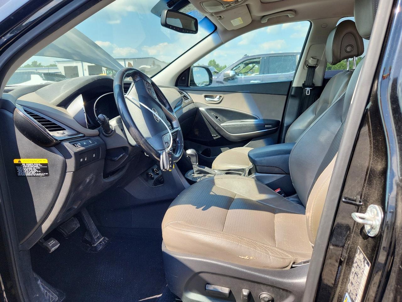 2013 Hyundai Santa Fe Limited Black vin: KM8SR4HF7DU007374