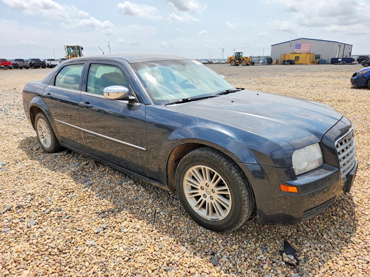 2008 Chrysler 300 Lx Blue vin: 2C3LA43R28H107218