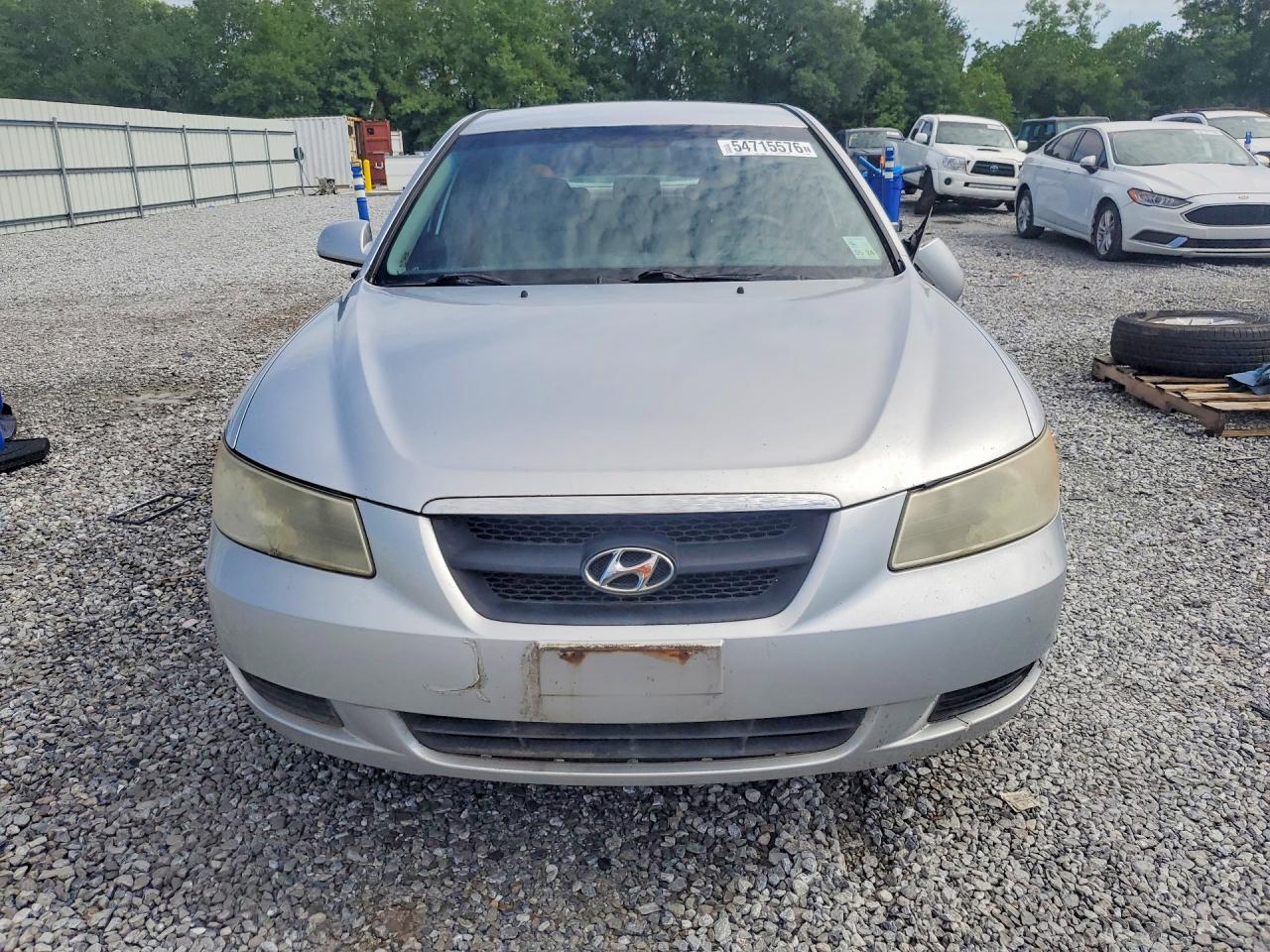 2008 Hyundai Sonata Gls Silver vin: 5NPET46C98H400403