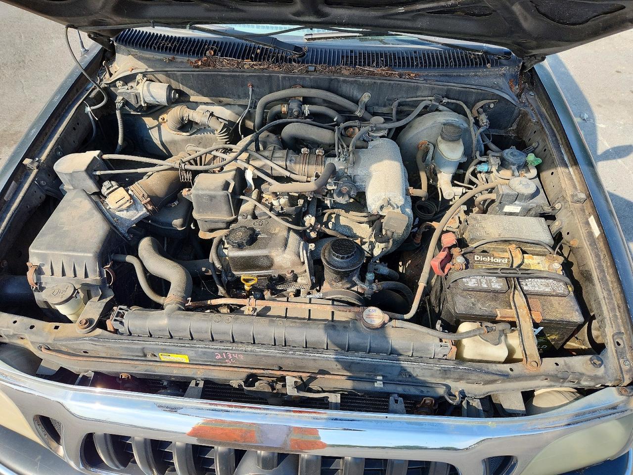 2001 Toyota Tacoma Base Black vin: 5TEWM72N91Z737831