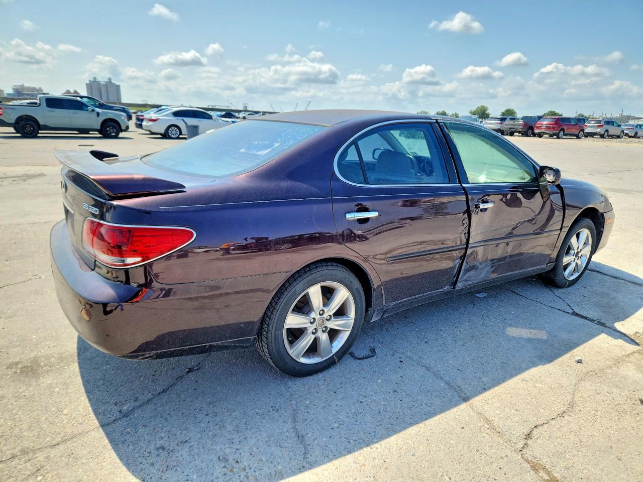 2005 Lexus Es 330 Purple vin: JTHBA30G655115196