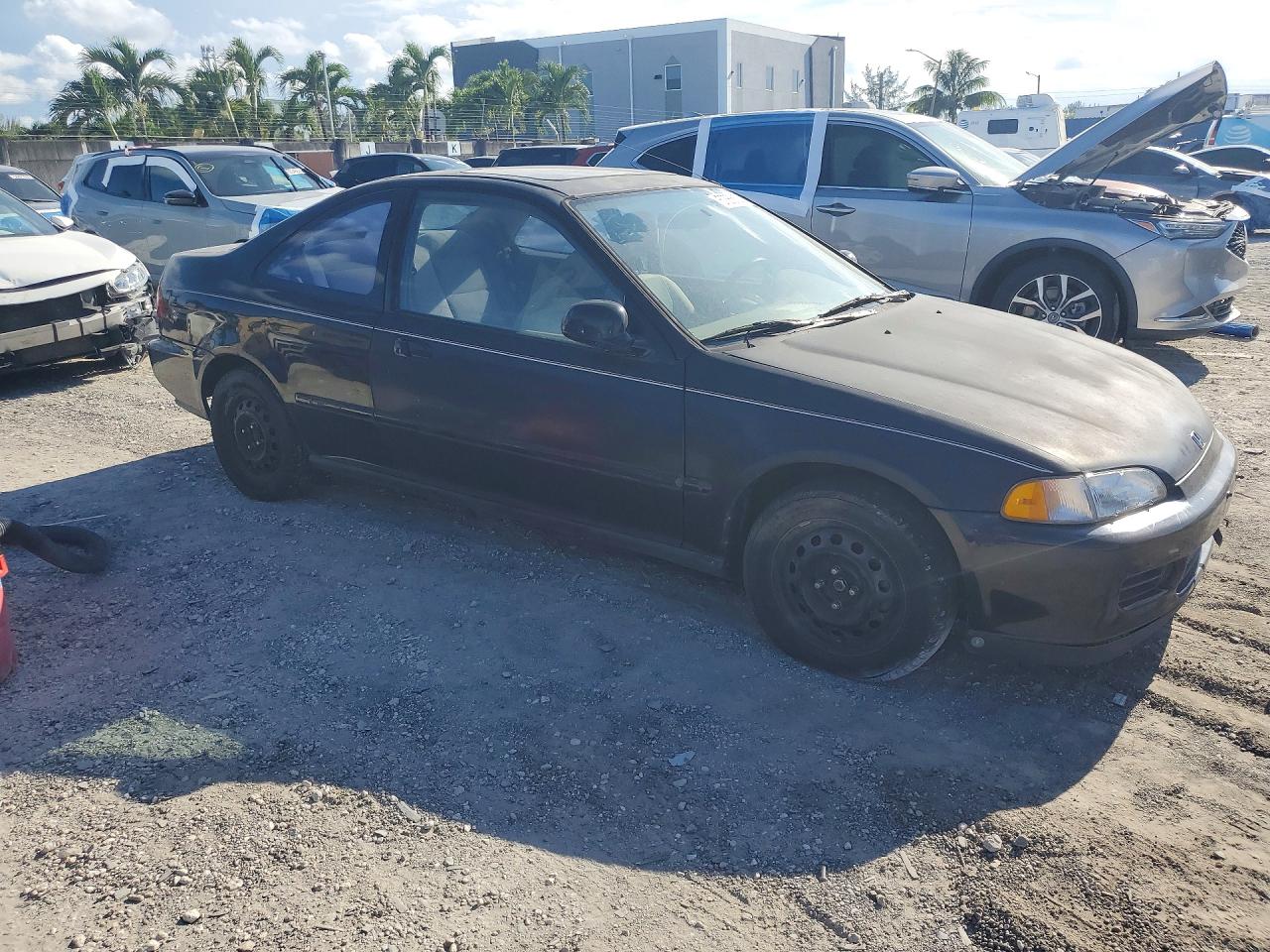 1993 Honda Civic Ex Black vin: 1HGEJ1251PL034041