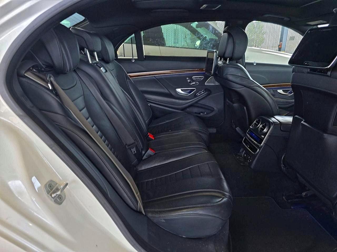 2014 Mercedes-benz S 550 White vin: WDDUG8CB7EA029608