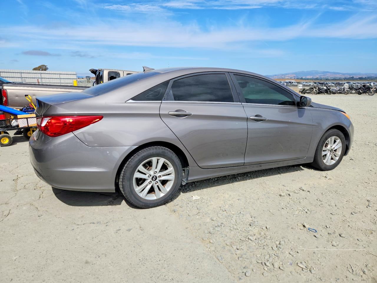 2013 Hyundai Sonata Gls Gray vin: 5NPEB4AC4DH734407