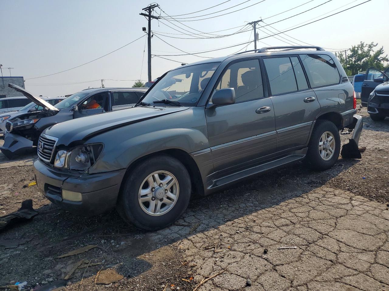 2000 Lexus Lx 470 Gray vin: JT6HT00W2Y0095808