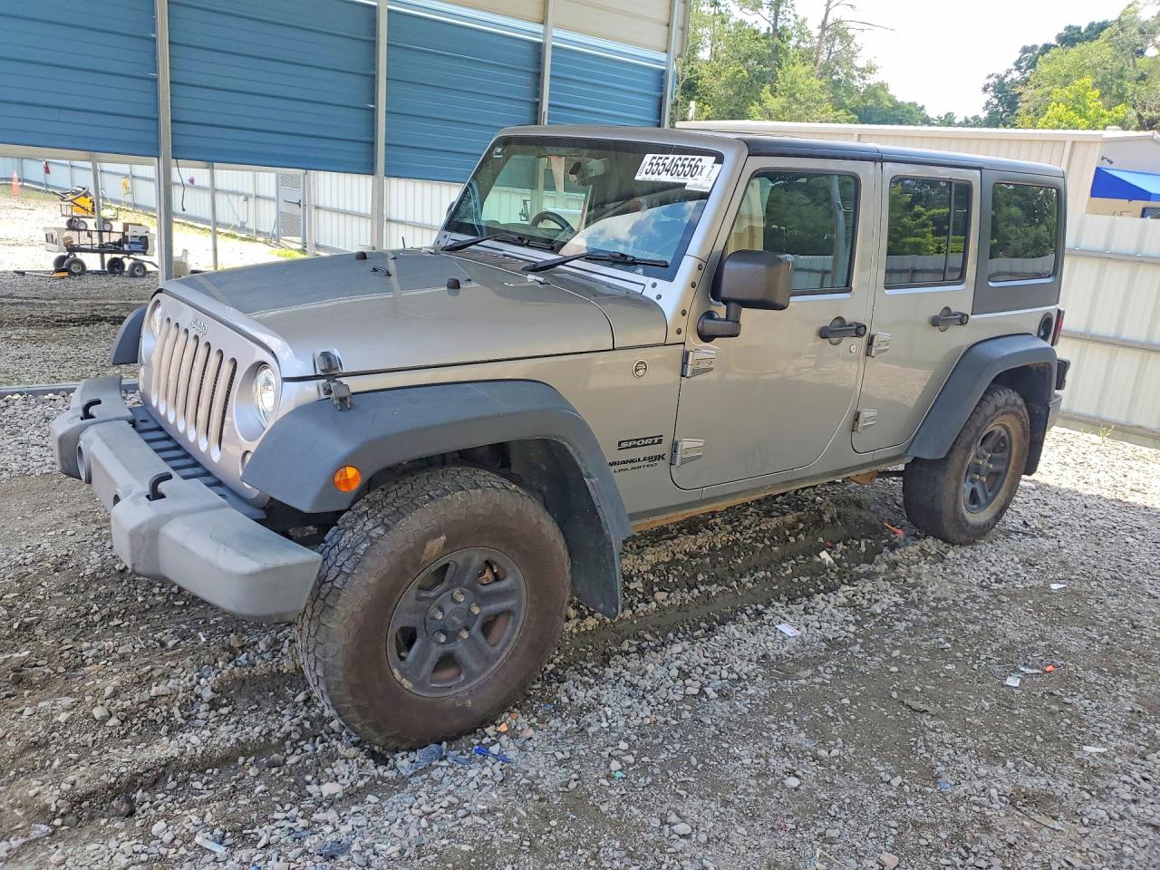 2018 Jeep Wrangler Unlimited Sport Silver vin: 1C4BJWKG7JL830610