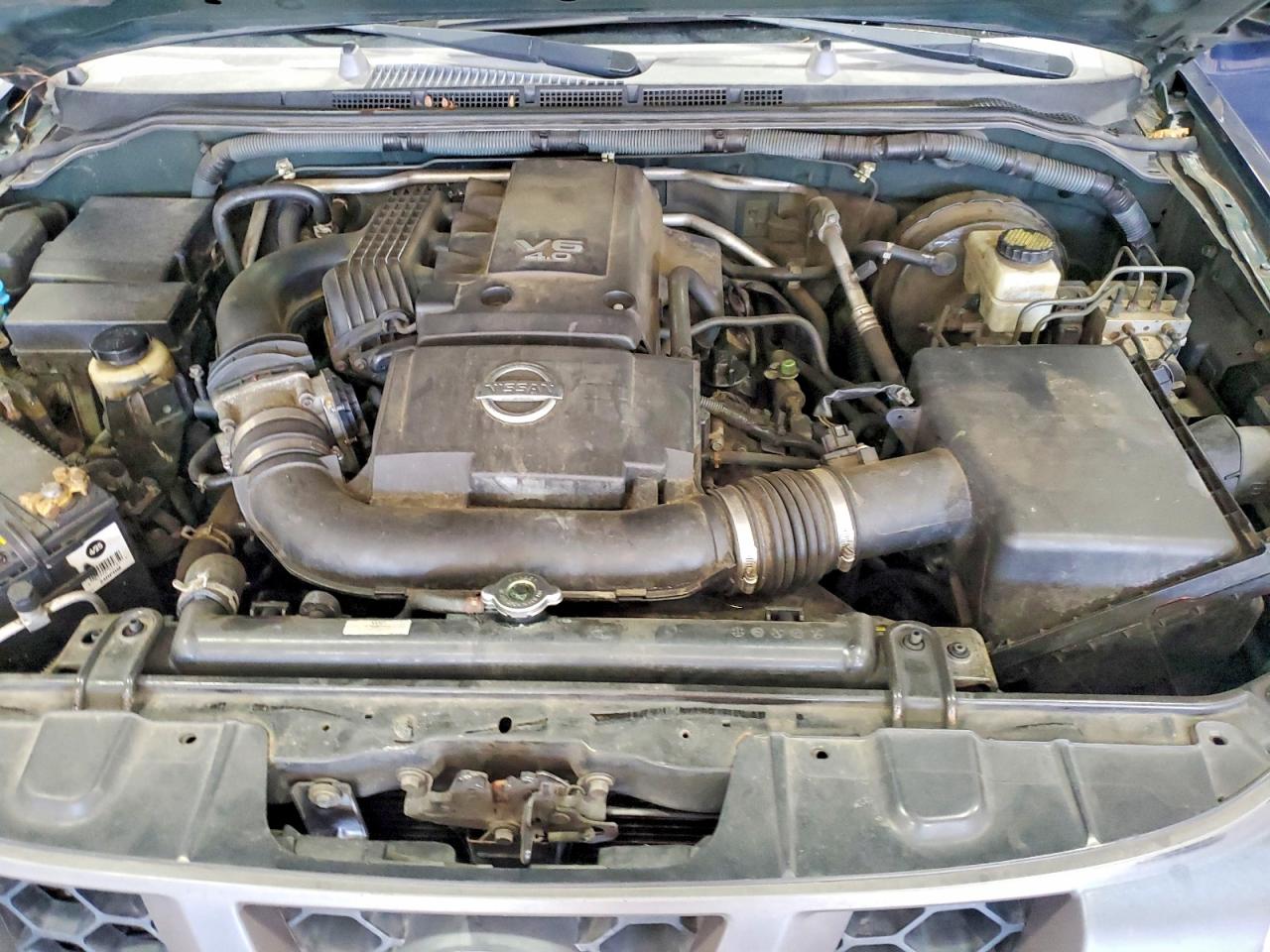 2008 Nissan Xterra X Blue vin: 5N1AN08W38C503302