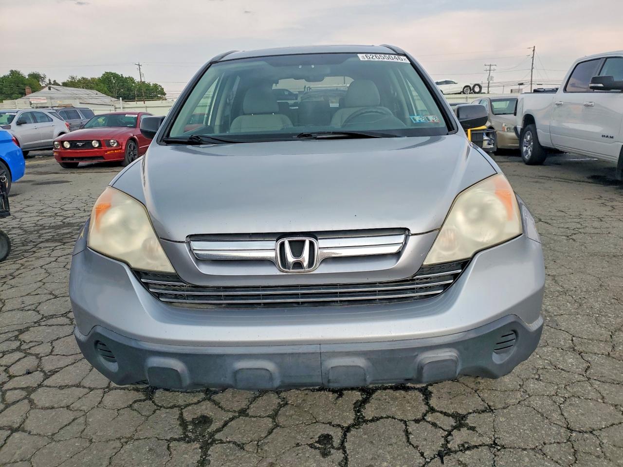 2007 Honda Cr-v Ex Silver vin: JHLRE48507C028943