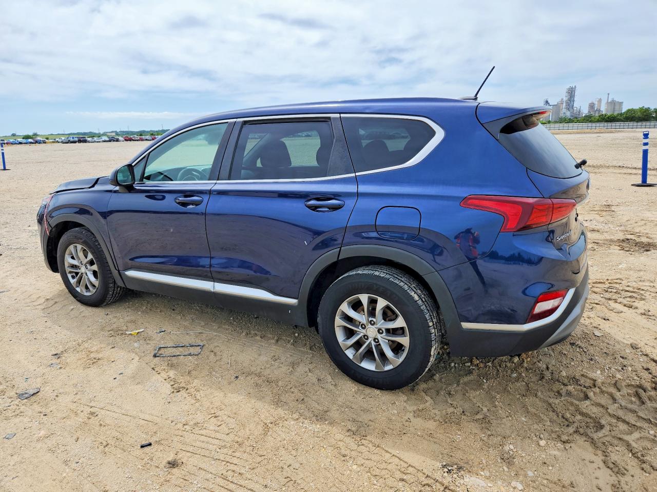 2019 Hyundai Santa Fe Se Blue vin: 5NMS23AD3KH012328