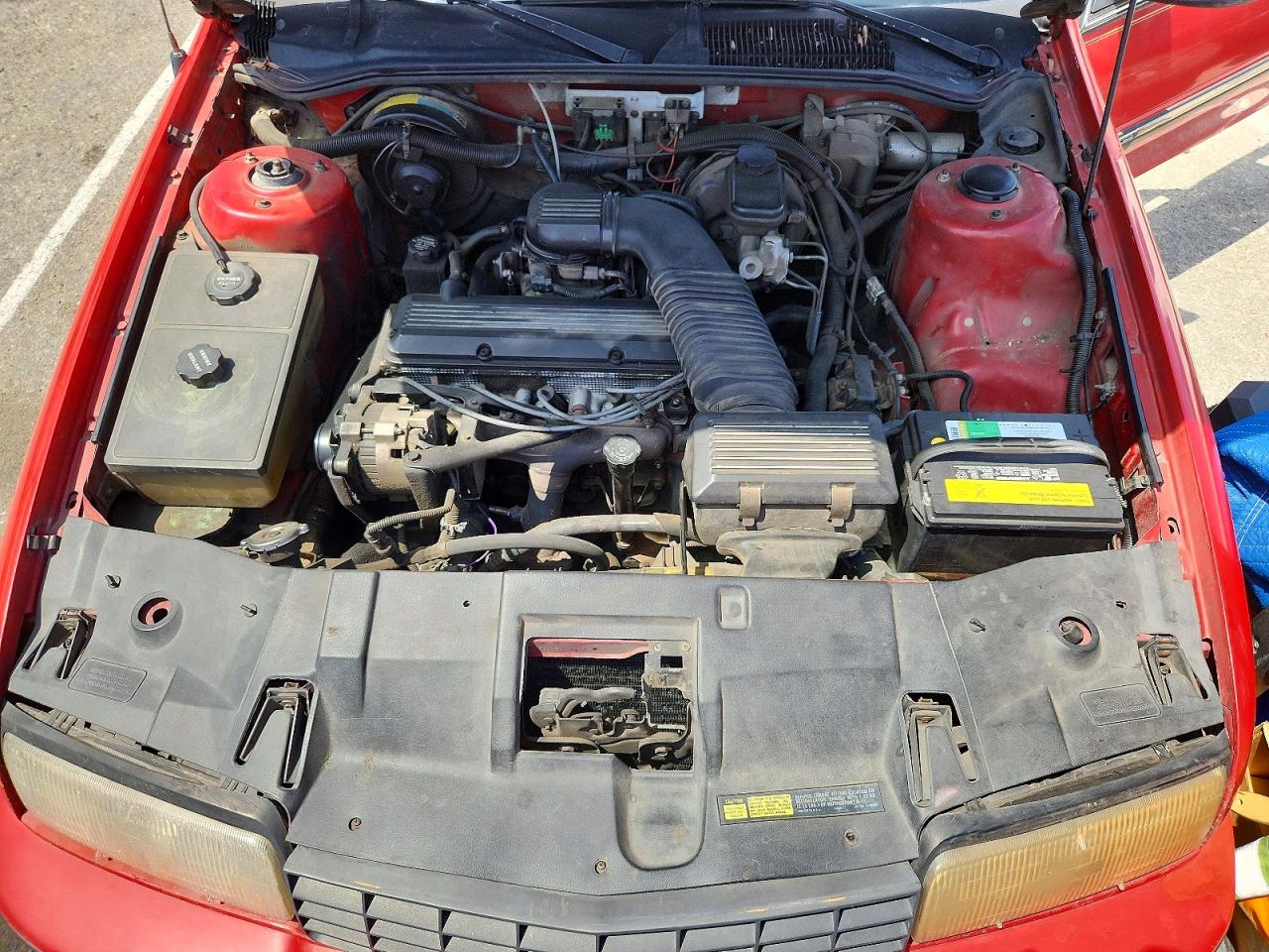 1988 Chevrolet Beretta Red vin: 1G1LV1119JE210122