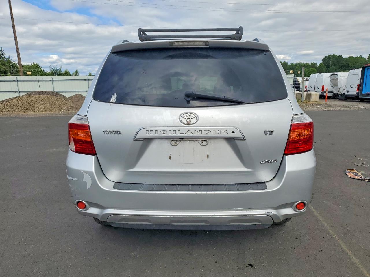 2009 Toyota Highlander Limited White vin: JTEES42A192144375