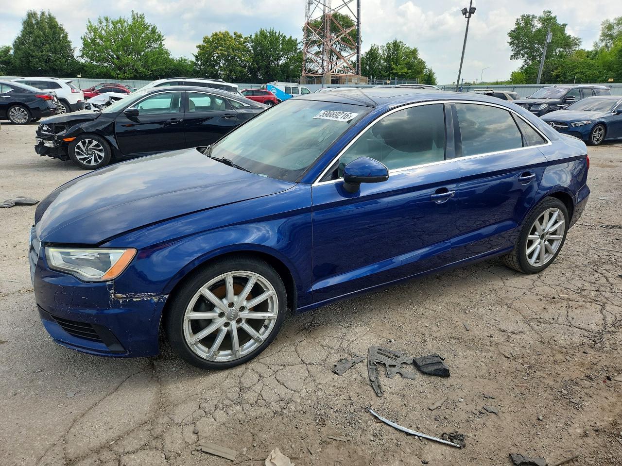 2015 Audi A3 Premium Plus Blue vin: WAUCJGFFXF1038673