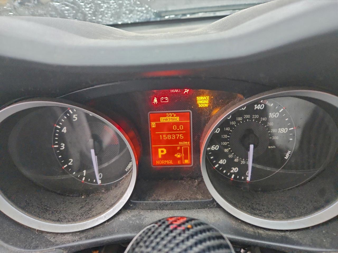 2008 Mitsubishi Lancer Evolution Mr Серый vin: JA3AW56V18U051495