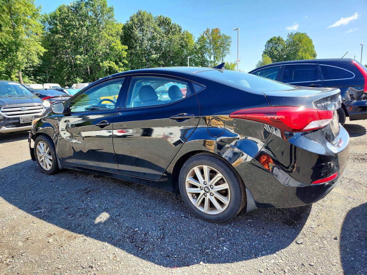 2015 Hyundai Elantra Se Black vin: 5NPDH4AEXFH595057