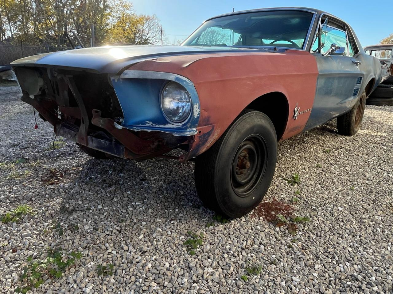 1967 Ford Mustang Blue vin: 7R01C209679