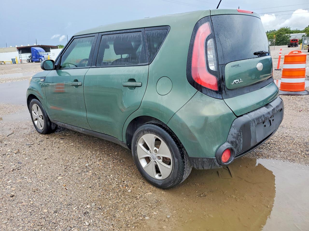 2014 Kia Soul Base Green vin: KNDJN2A20E7008227