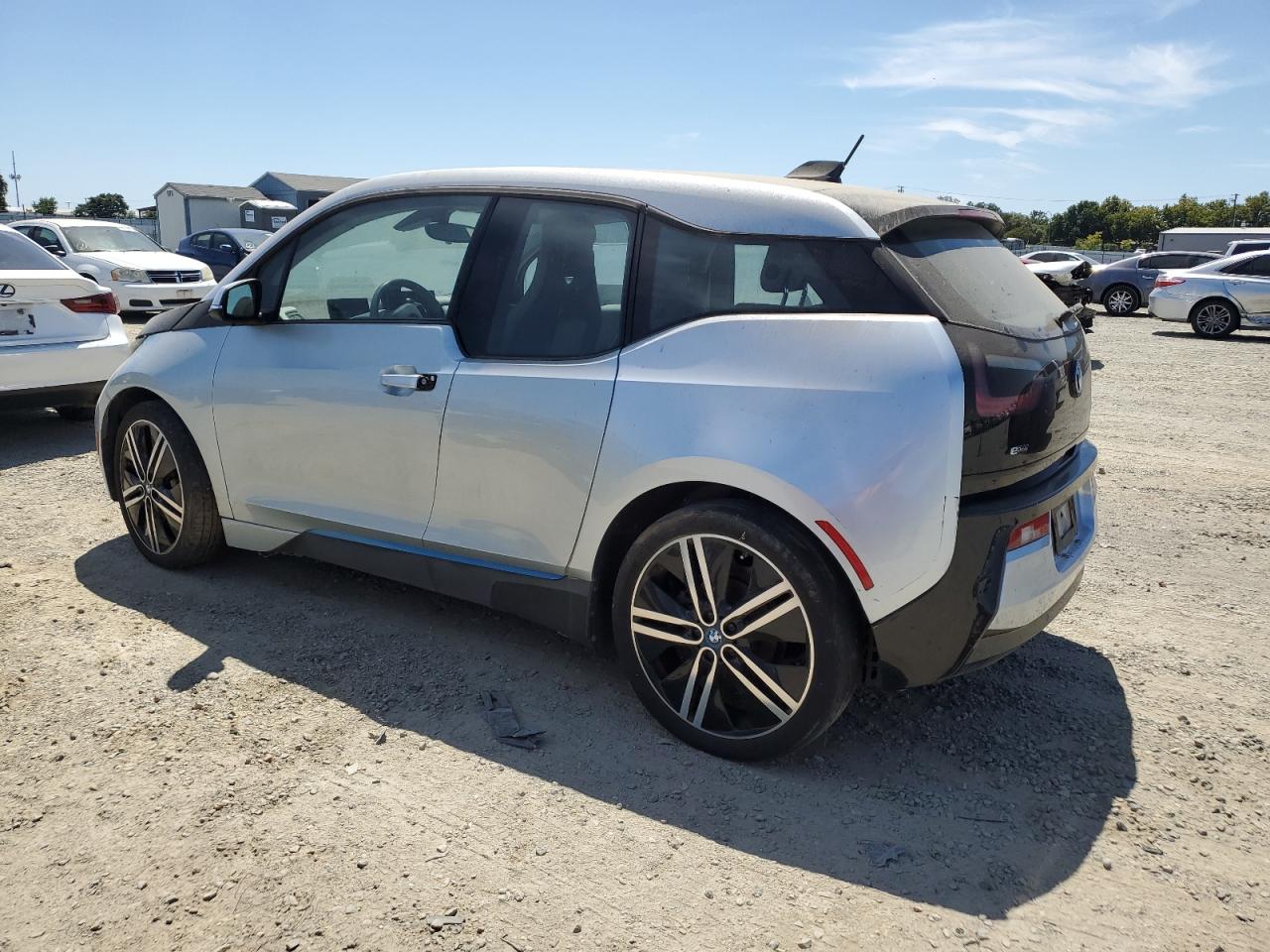 2014 Bmw I3 Rex   Silver vin: WBY1Z4C54EV274531