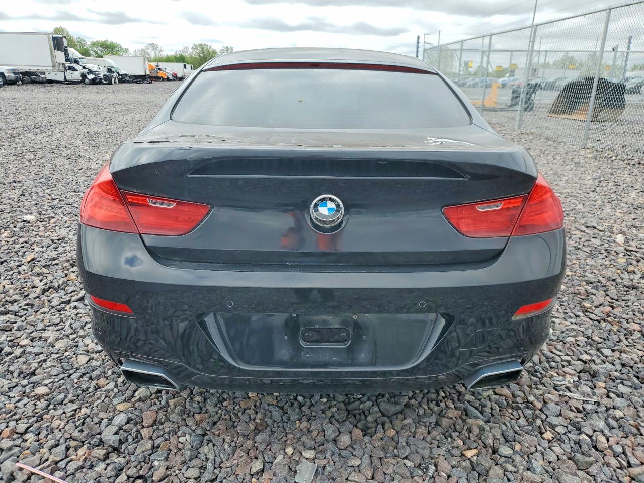 2013 Bmw 650 Xi Black vin: WBA6B4C52DD098611