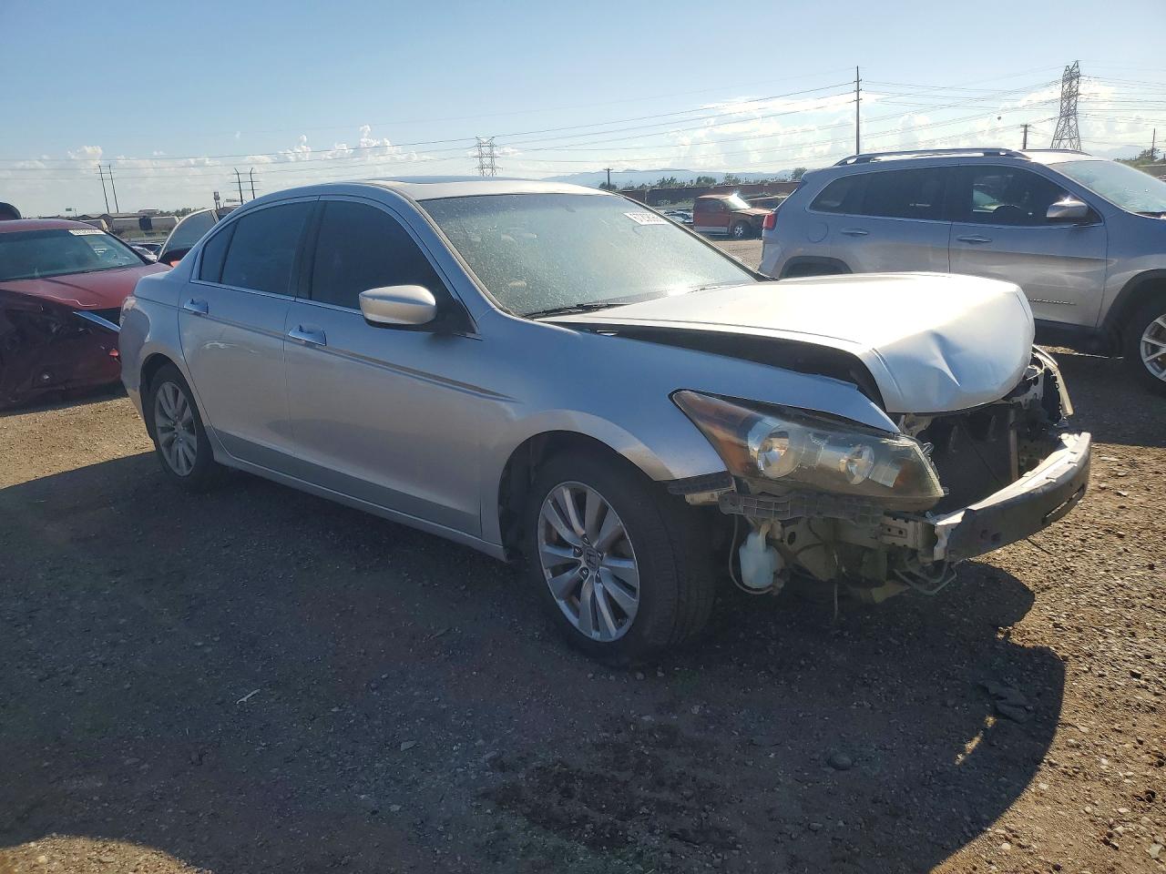 2010 Honda Accord Exl Silver vin: 1HGCP3F86AA005031