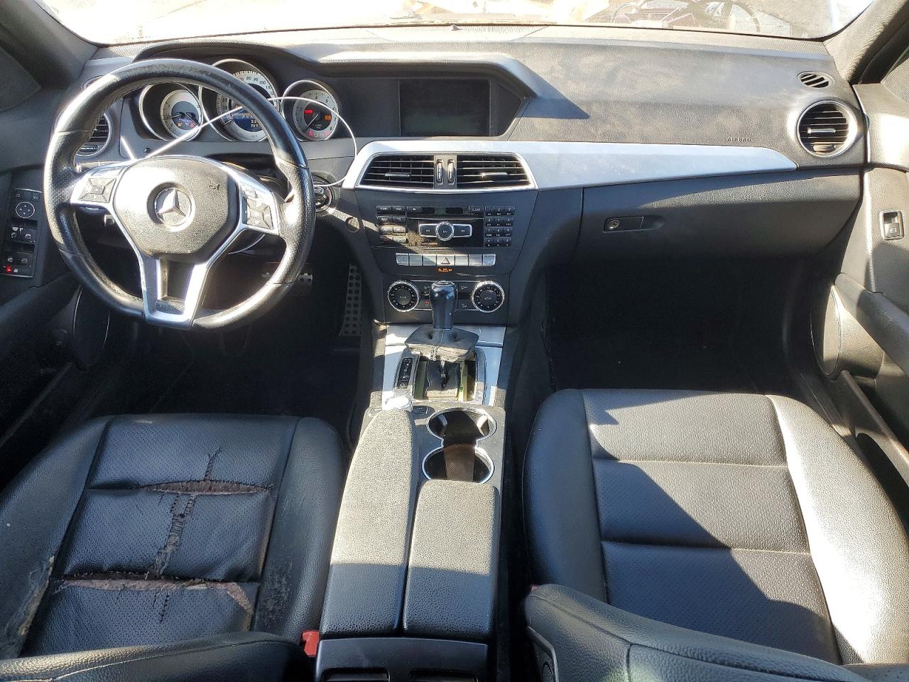 2013 Mercedes-benz C 250 Black vin: WDDGF4HB2DA872826