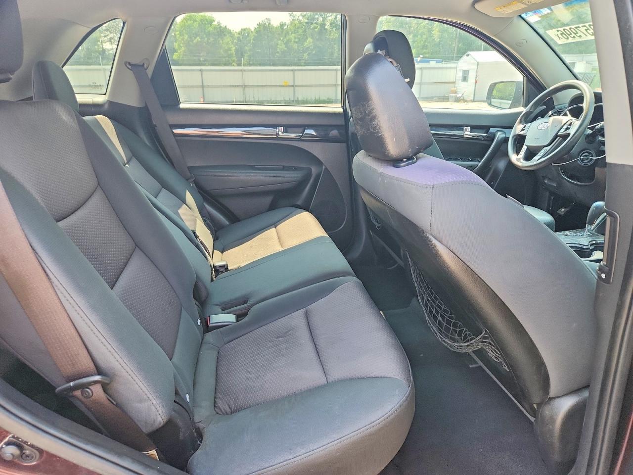 2012 Kia Sorento Lx Maroon vin: 5XYKT4A15CG286621