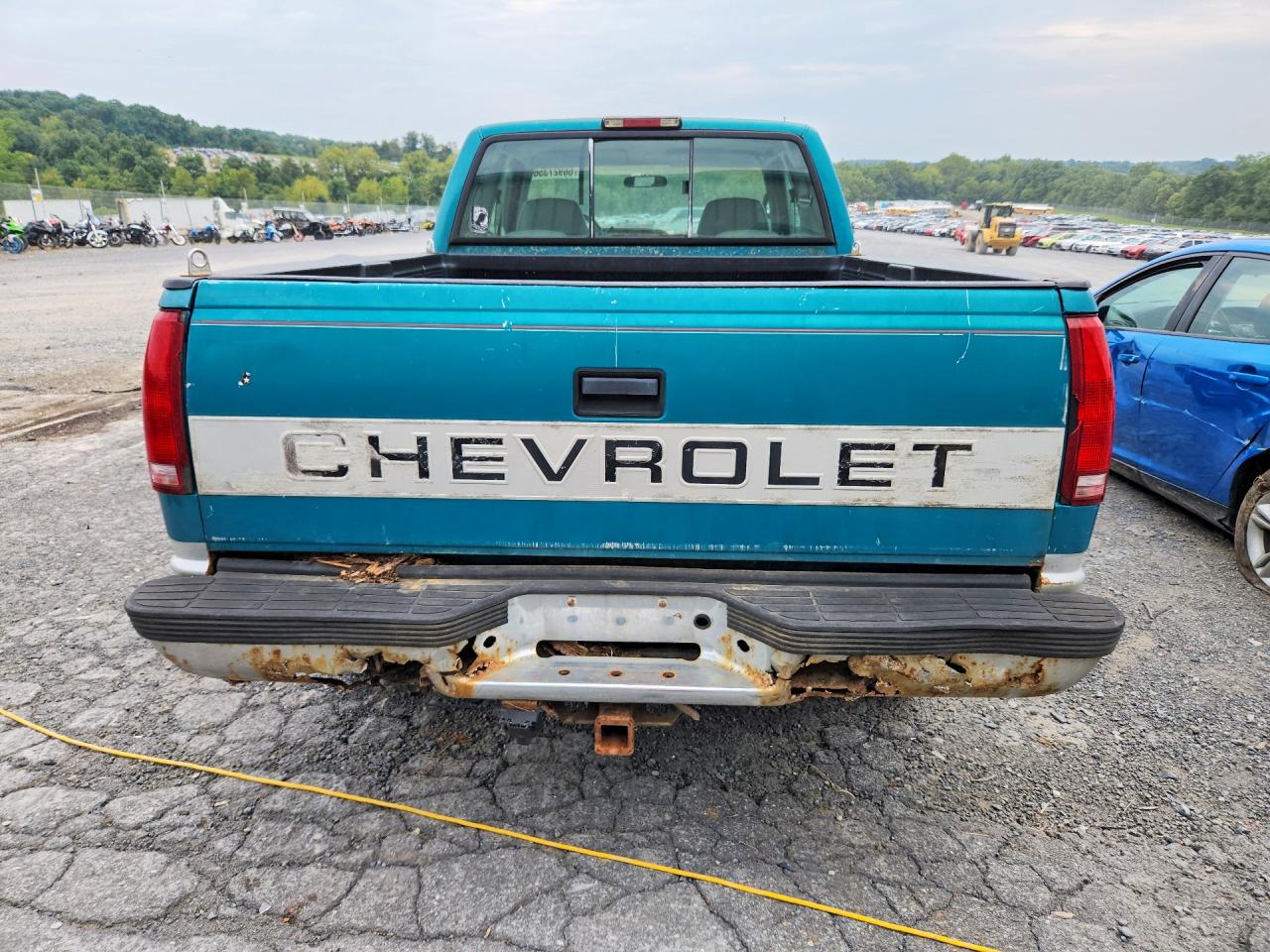 1995 Chevrolet Gmt-400 K1500 Green vin: 2GCEK19K0S1100438