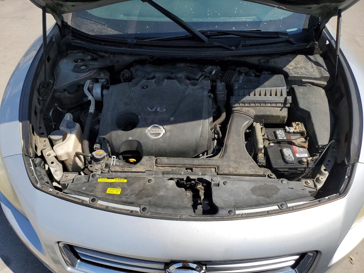 2014 Nissan Maxima 3.5 S Silver vin: 1N4AA5APXEC431080
