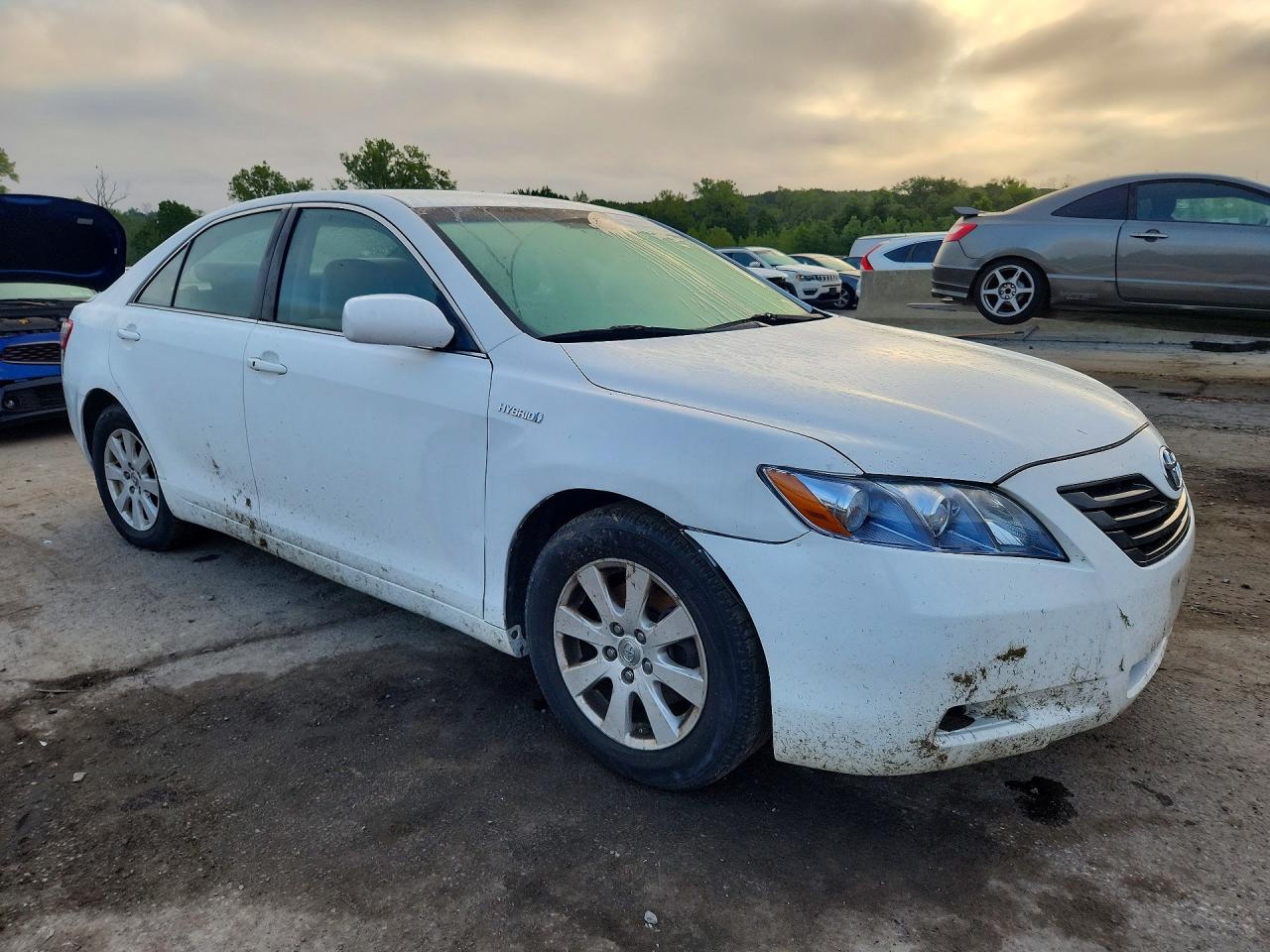 2009 Toyota Camry Hybrid White vin: 4T1BB46K99U094027