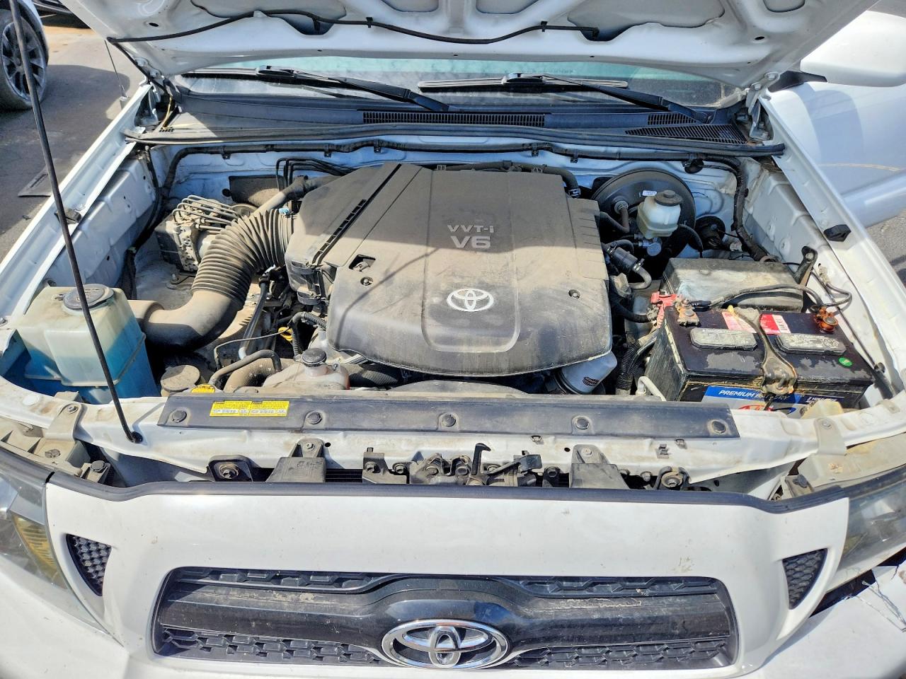 2011 Toyota Tacoma Double Cab Prerunner Белый vin: 3TMJU4GN3BM113930