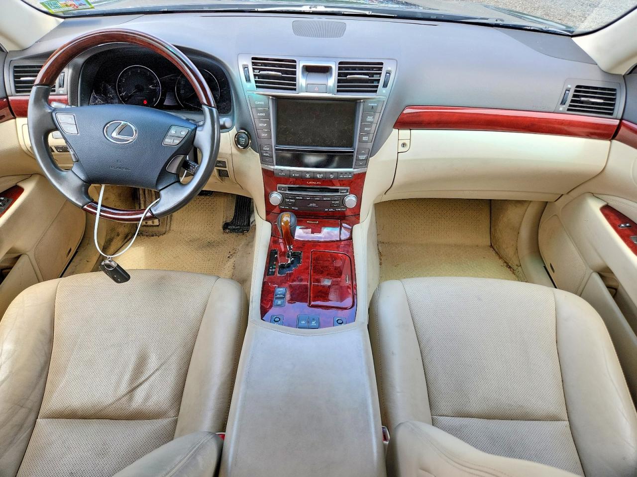 2012 Lexus Ls 460 Blue vin: JTHCL5EF3C5014169