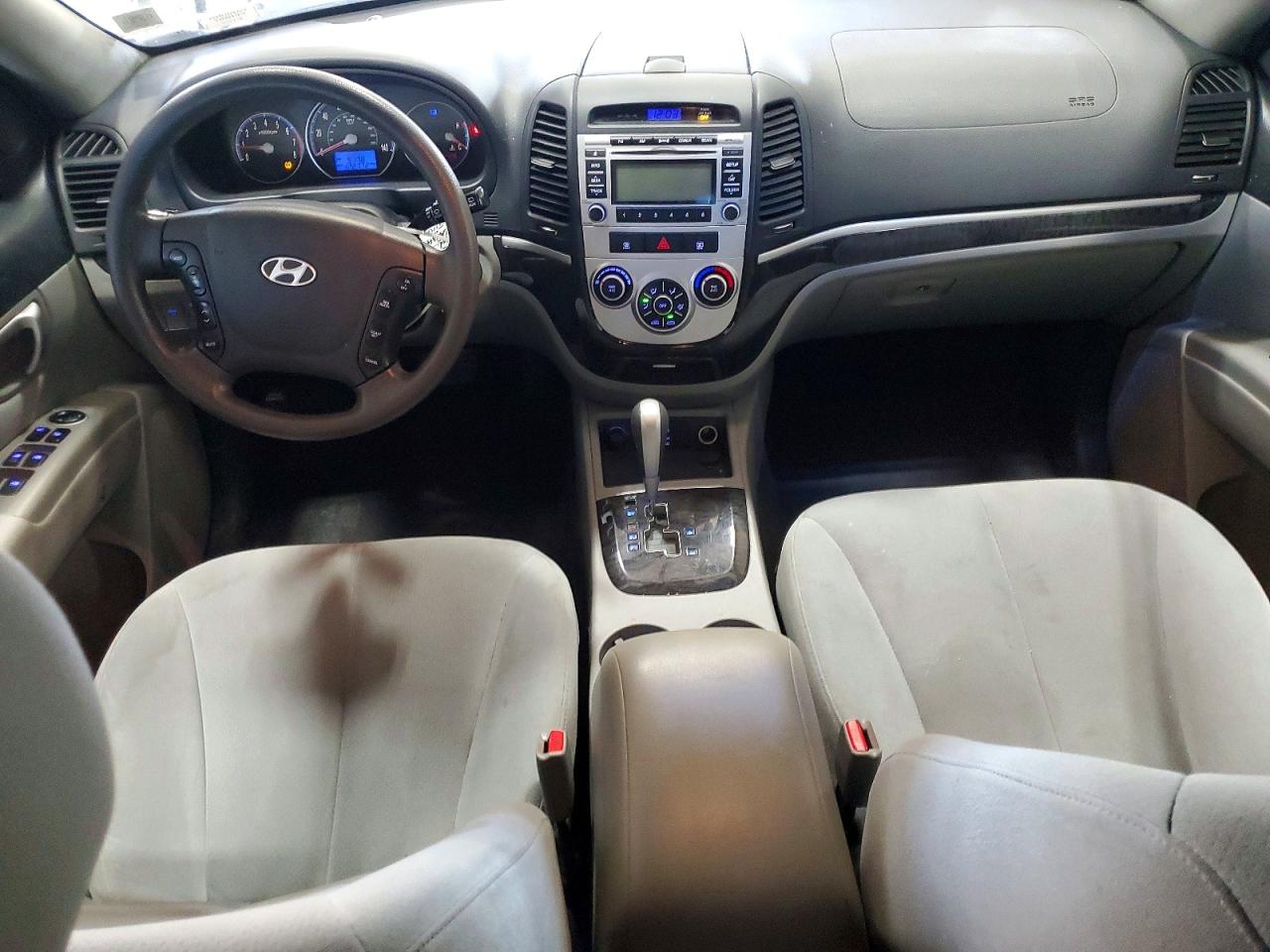 2009 Hyundai Santa Fe Gls White vin: 5NMSG13D69H325354