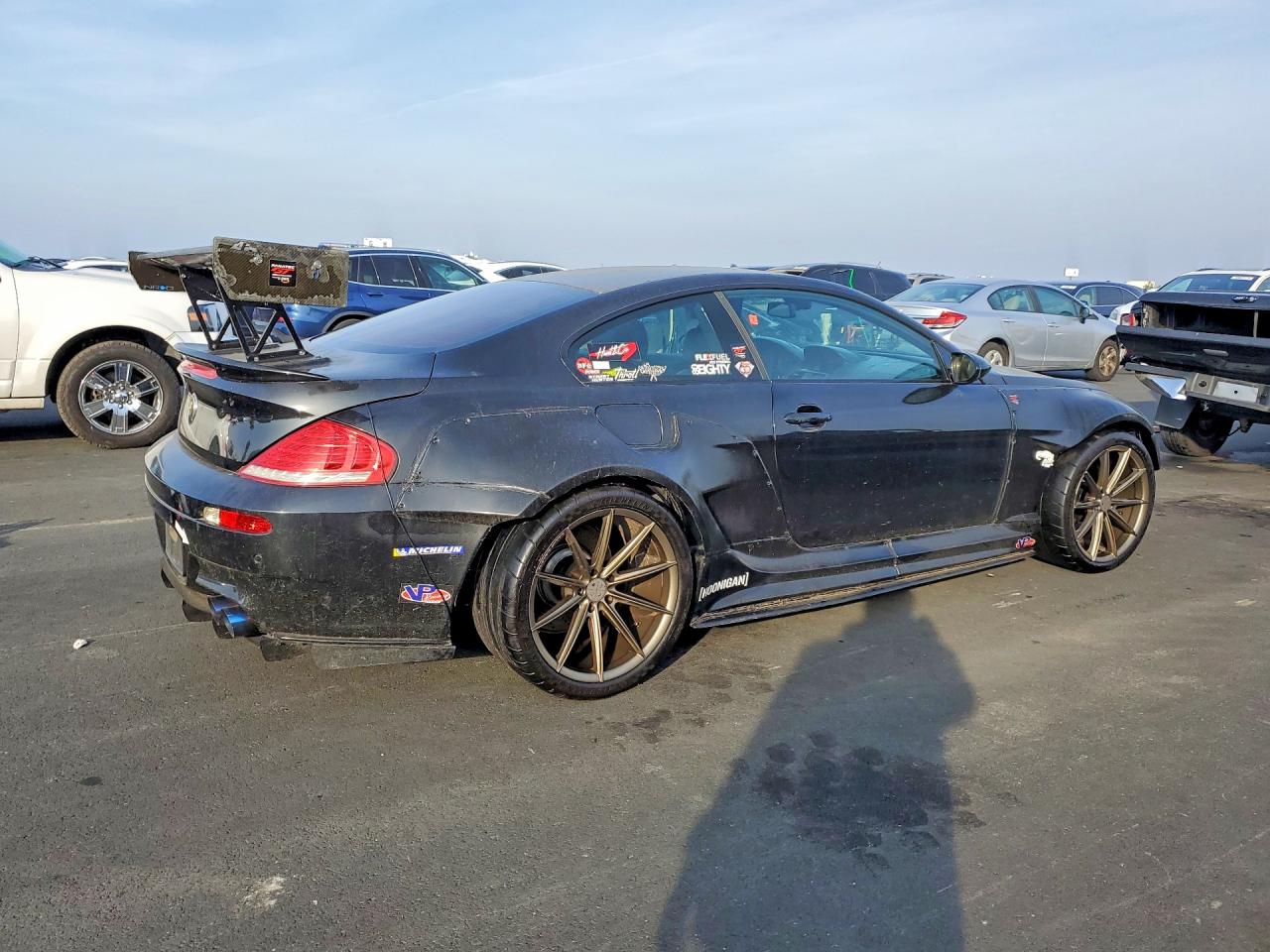 2008 Bmw M6 Black vin: WBSEH93558CY24881