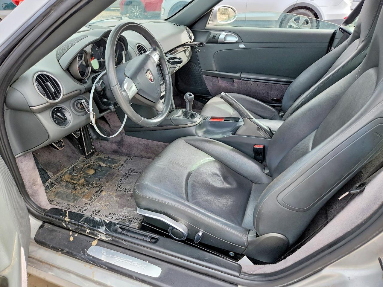 2007 Porsche Cayman Серебряный vin: WP0AA29827U762920