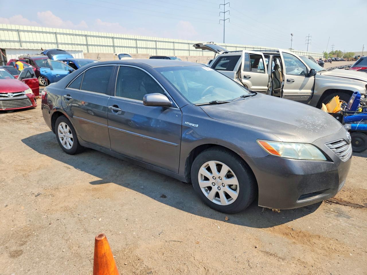 2007 Toyota Camry Hybrid Gray vin: 4T1BB46K47U015957