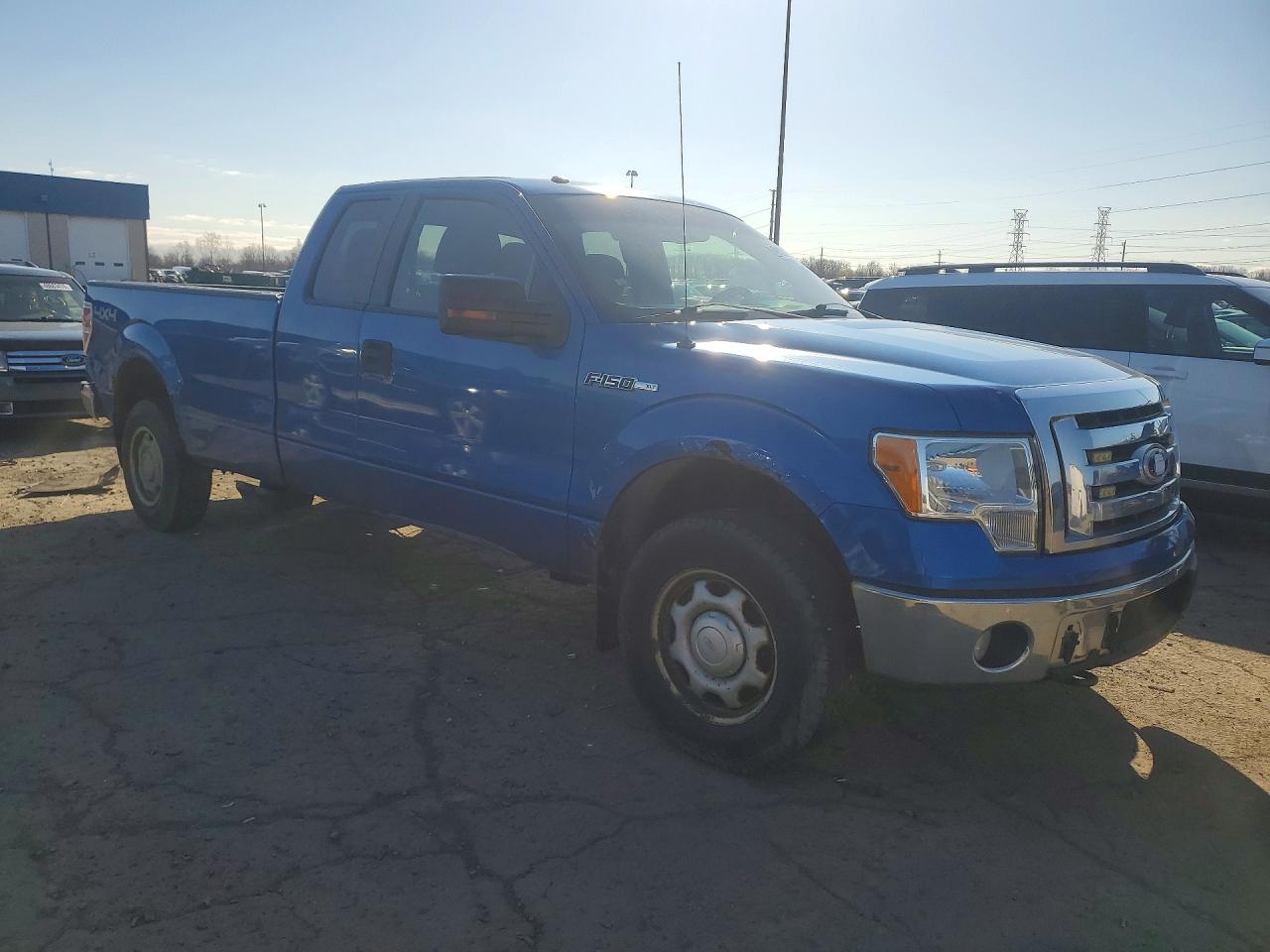 2010 Ford F150 Super Cab Blue vin: 1FTVX1EVXAKE35559