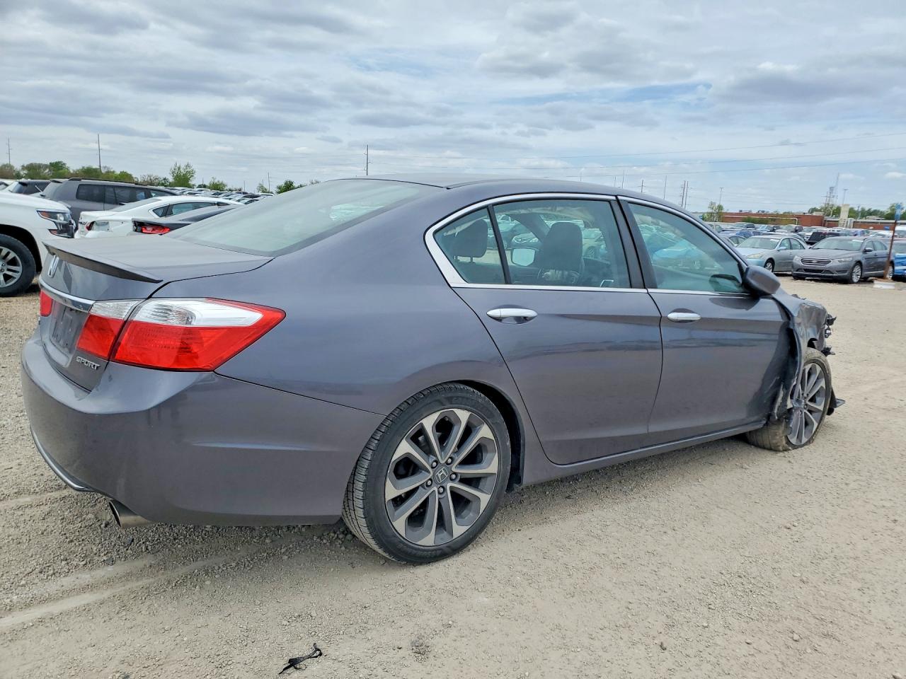 2014 Honda Accord Sport Серый vin: 1HGCR2E51EA230359