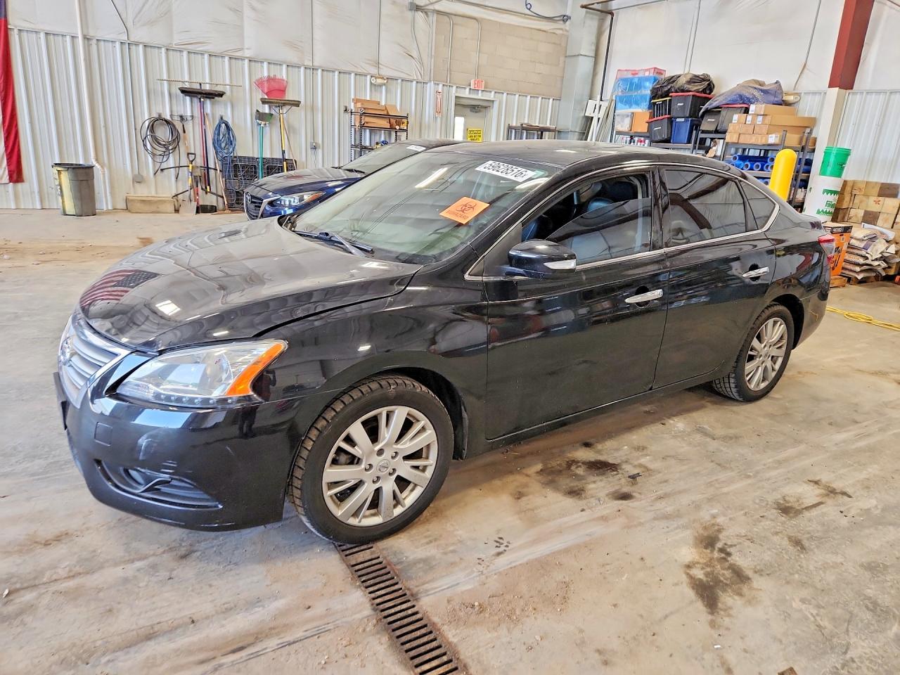 2014 Nissan Sentra Sl Black vin: 3N1AB7AP9EY207232