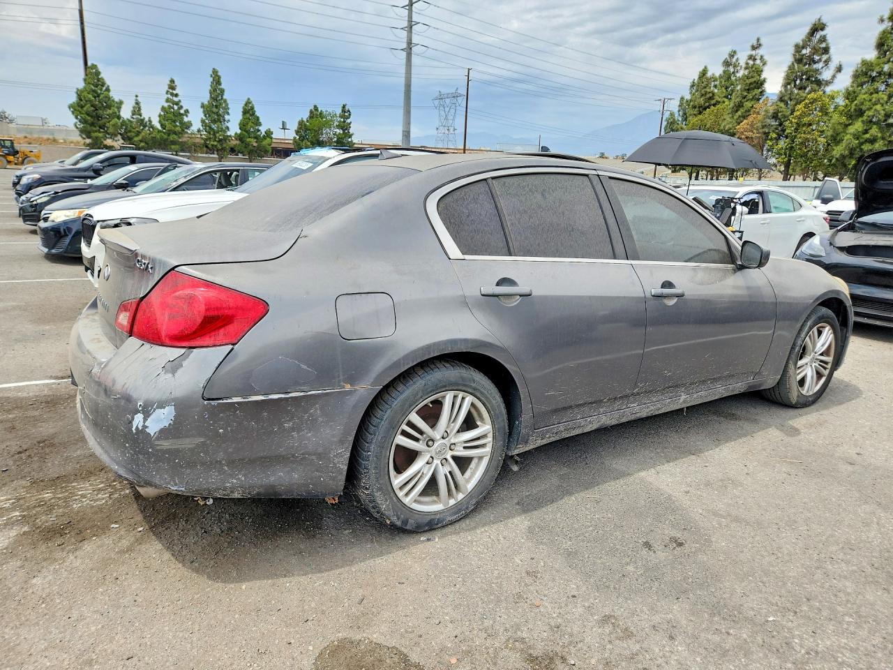 2012 Infiniti G37 Sedan X Gray vin: JN1CV6AR6CM677665