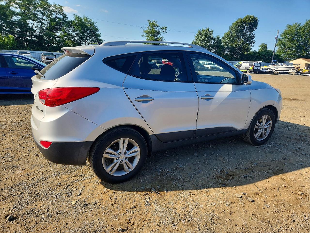 2011 Hyundai Tucson Gls Silver vin: KM8JU3AC8BU285170
