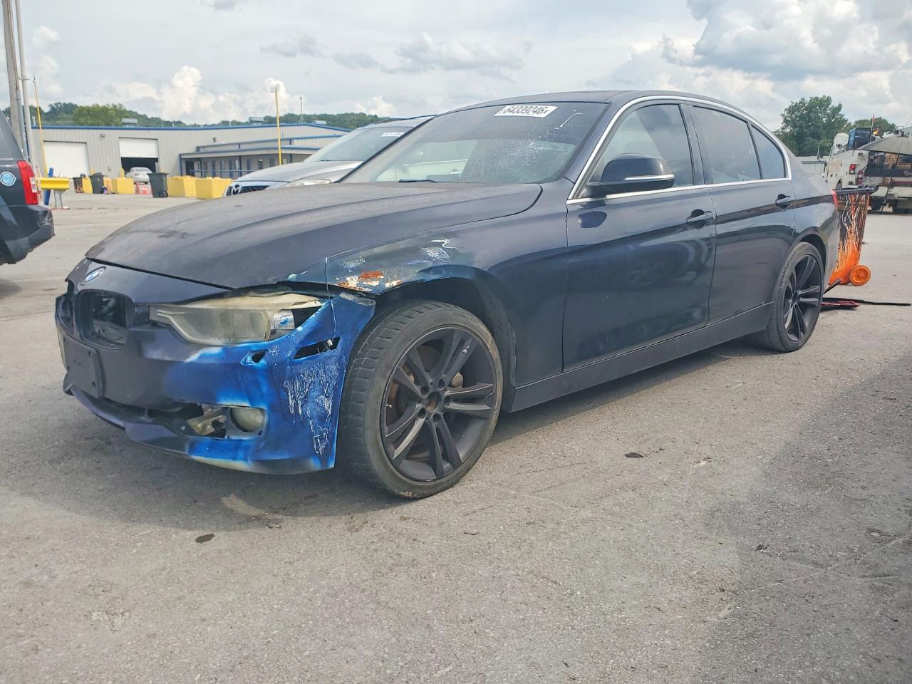 2015 Bmw 335 Xi Blue vin: WBA3B9G52FNR94446
