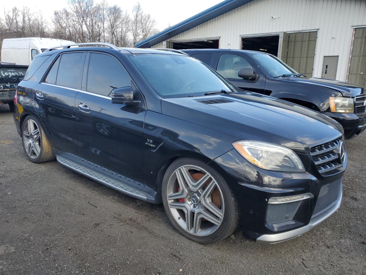 2013 Mercedes-benz Ml 63 Amg Black vin: 4JGDA7EB8DA109187
